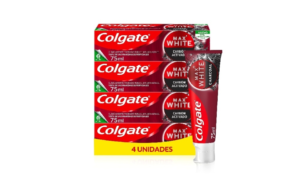 Colgate Max White Whitening Toothpaste with Activated Charcoal