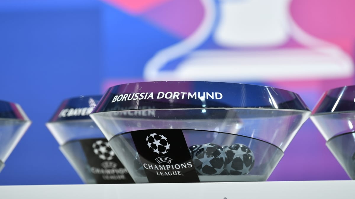 Imagen de recurso del sorteo de la Champions League