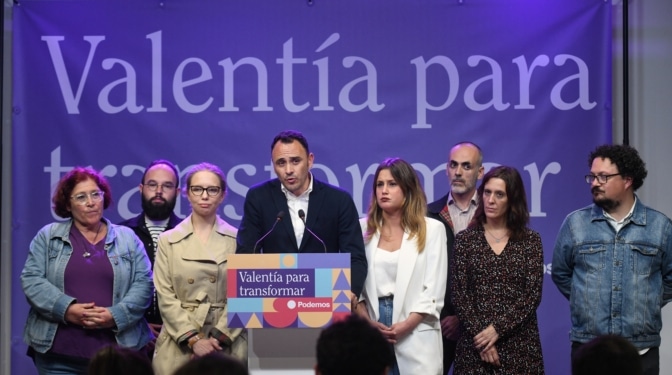 Sotomayor y Alonso abandonan Podemos tras la ruptura con Sumar: "Ya no se consulta ninguna decisión"
