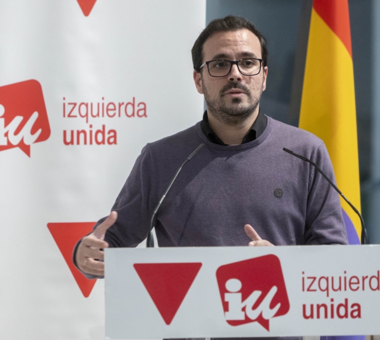 La despedida de Alberto Garzón en IU: de 'La vida de Brian' a "programa, programa"