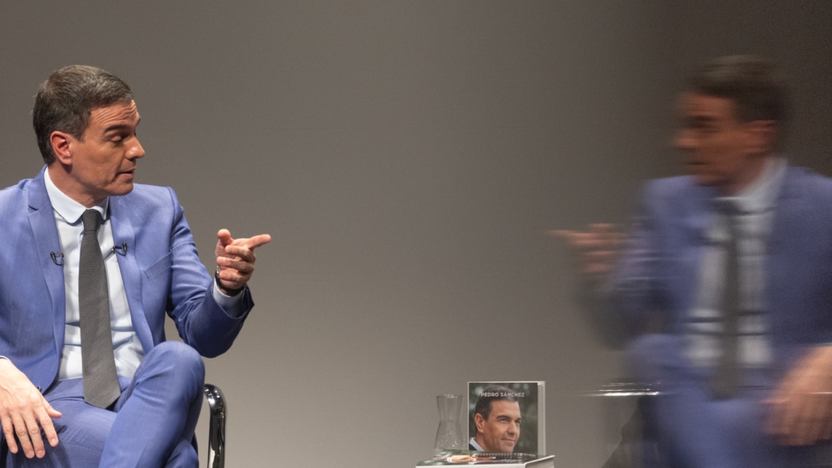 Pedro Sánchez, en la presentación de su libro.