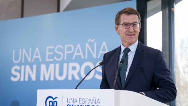 Alberto Núñez Feijóo hace balance del año 2023 en el Hotel VP Design de Plaza España, en Madrid Balance del año de Alberto Núñez-Feijóo.