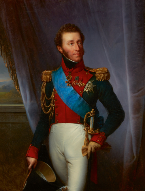 Luis Antonio de Francia, duque de Angulema, en un retrato de François-Joseph Kinson.