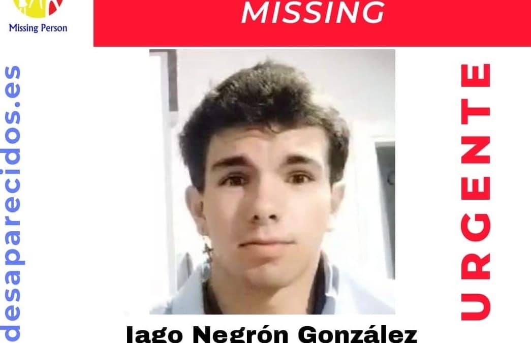 Buscan a Iago Negrón, un joven de 19 años desaparecido en Pozuelo de Alarcón