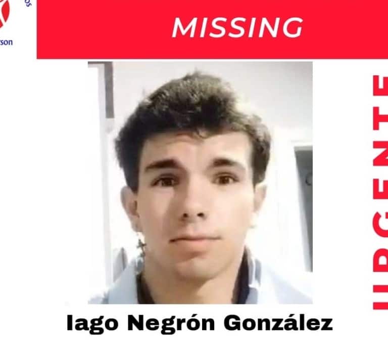 Buscan a Iago Negrón, un joven de 19 años desaparecido en Pozuelo de Alarcón