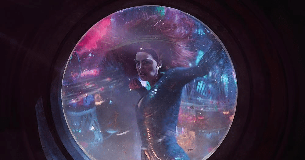 Amber Heard en una imagen de 'Aquaman y el reino perdido'