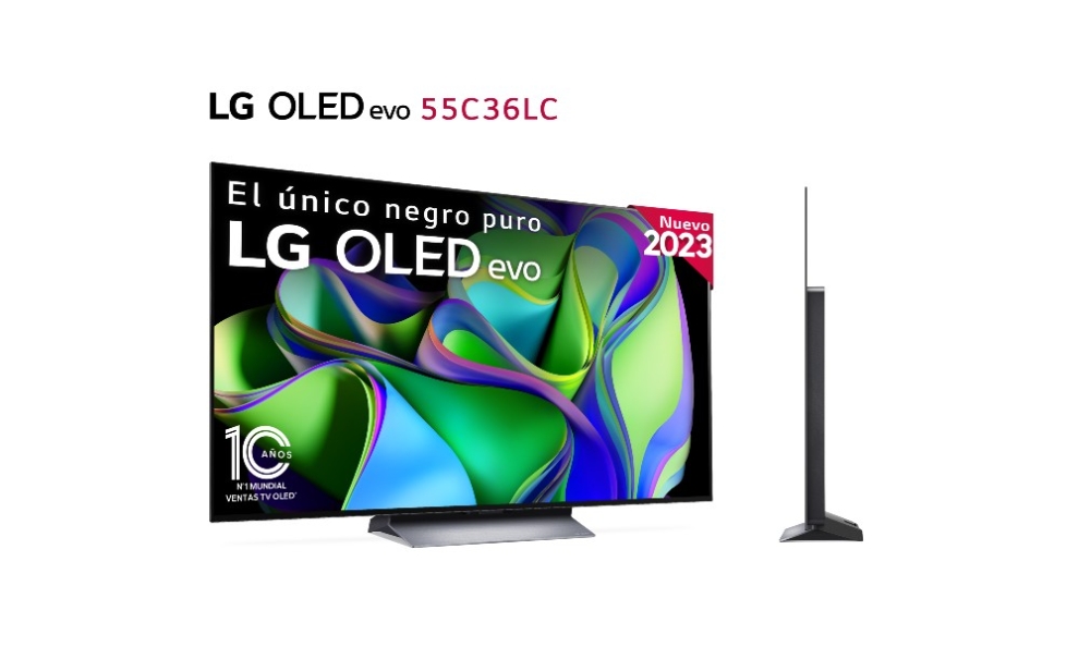 LG flat screen OLED smart TV