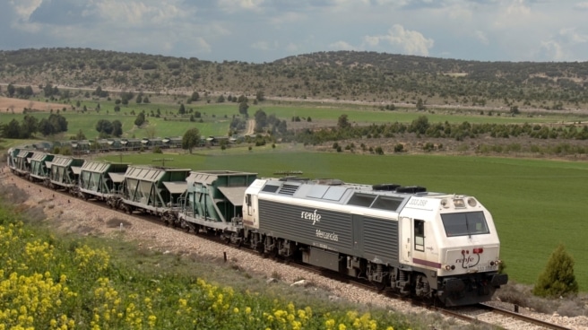 Renfe freight train.