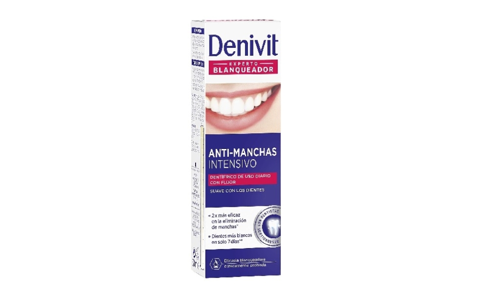 Denivit intensive anti-stain toothpaste.