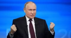 Un Putin triunfante asegura: "Nada de lo que pasa en Gaza ocurre en Ucrania"
