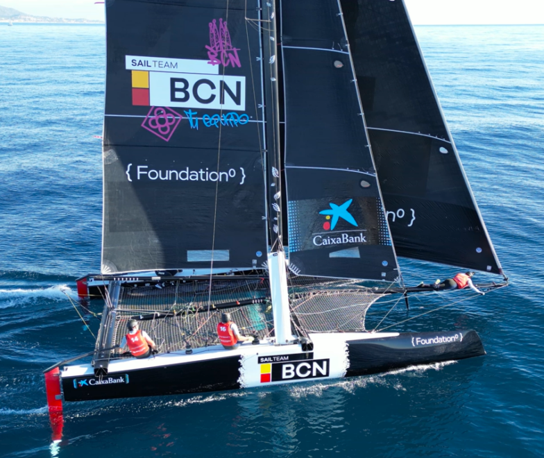 Con base en el Puerto de Sitges, el Sail Team BCN será el único equipo español en la Copa America 2024. 