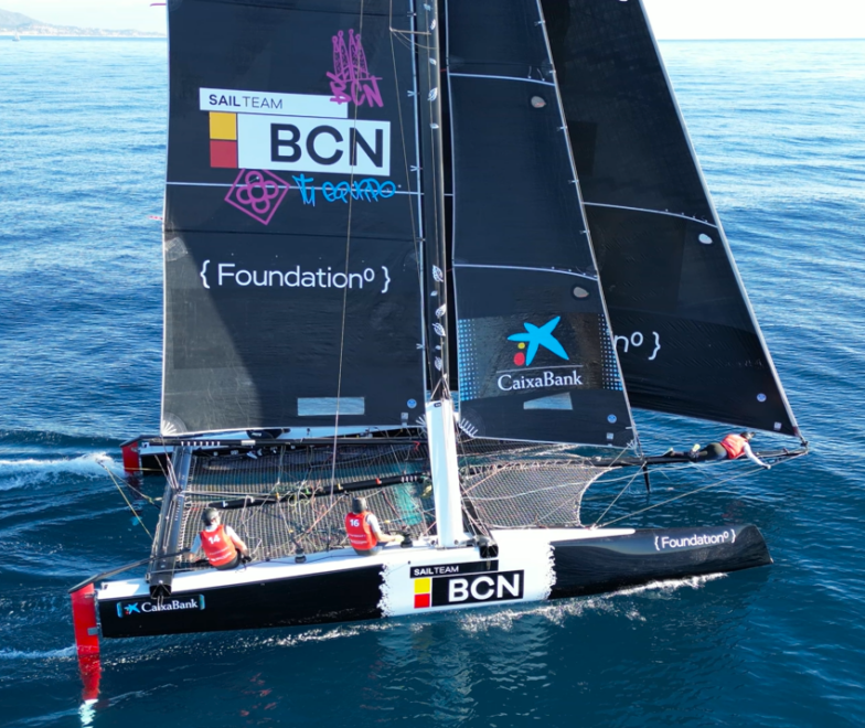 Based in the port of Sitges, Sail Team BCN will be the only Spanish team competing in the 2024 America's Cup. 