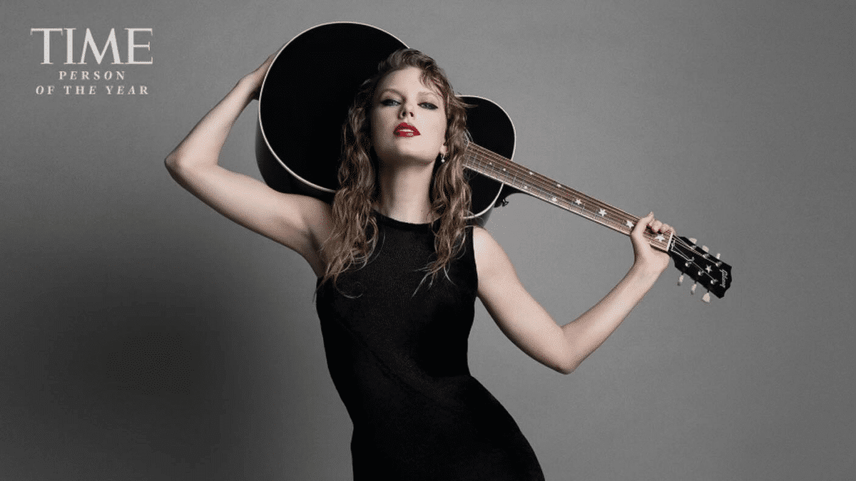 Taylor Swift en una de las imágenes de Inez & Vinoodh inmortalizando a Taylor Swift para la revista 'Time'.