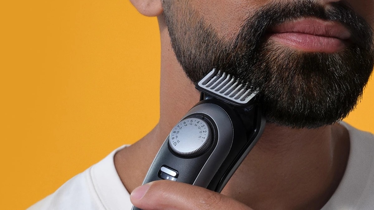 recortadora de barba Braun en color negro