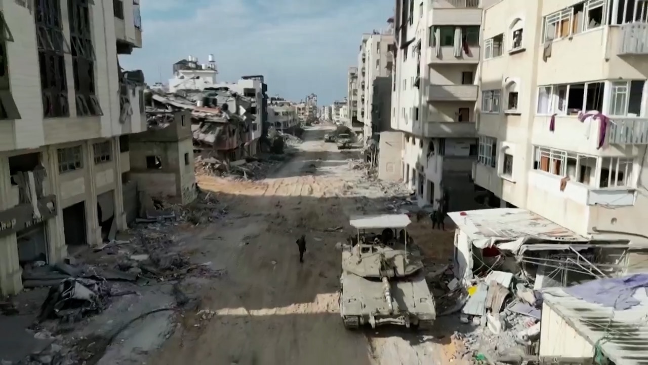Imagen de la devastación en la Franja de Gaza.