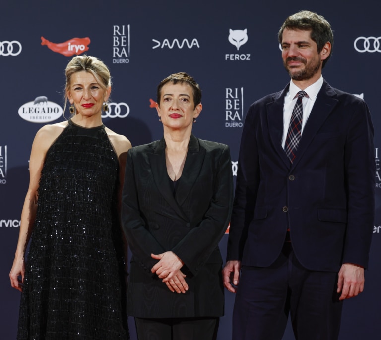 El cine español, con Urtasun y Yolanda Díaz a la cabeza, clama contra Vermut: "Se acabó, España es un país feminista"
