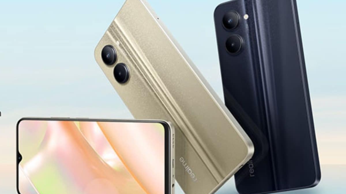smartphone Realme en varios colores