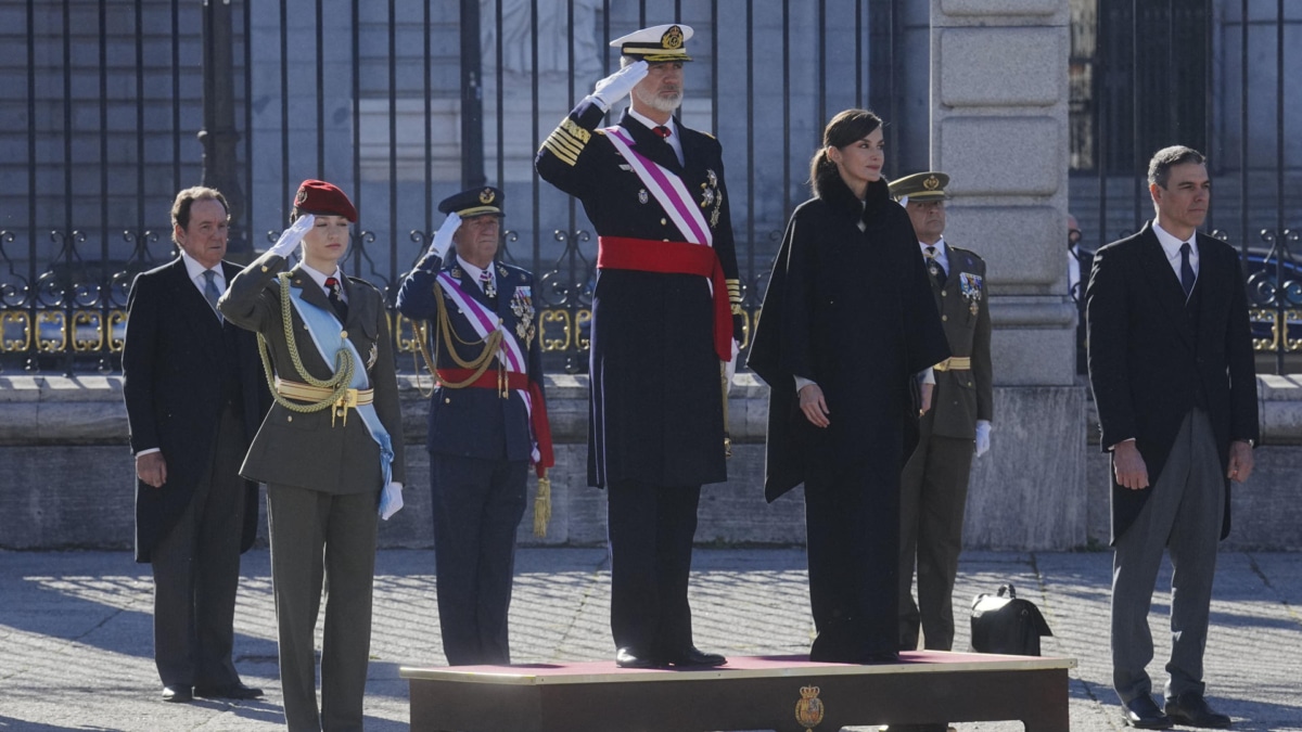 Siga en directo la primera Pascua militar de la princesa Leonor