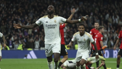 Rüdiger sostiene al Real Madrid con un cabezazo de época frente al Mallorca