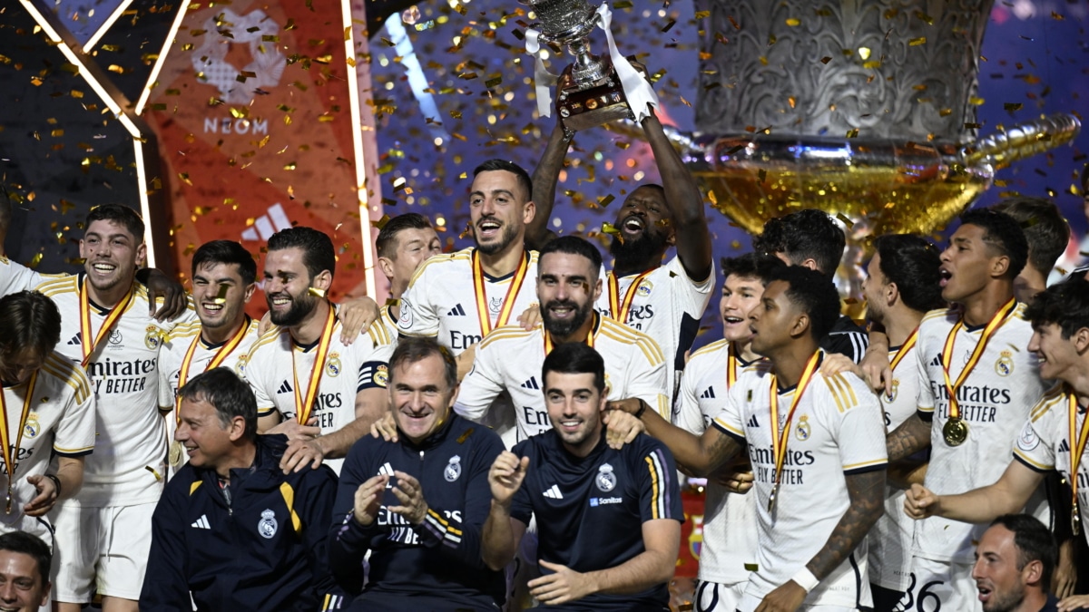 El Real Madrid gana la Supercopa en Riad.