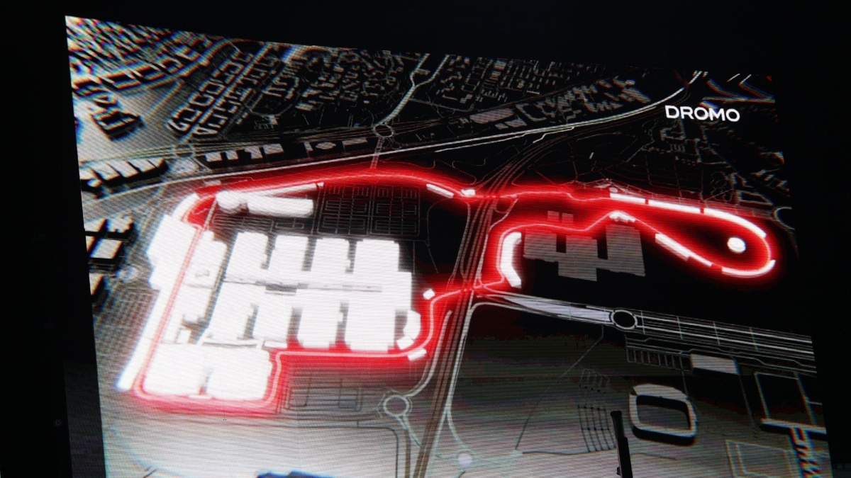 Vista del prototipo del circuito para el Gran Premio de Fórmula 1 que se disputará en Madrid a partir de 2026