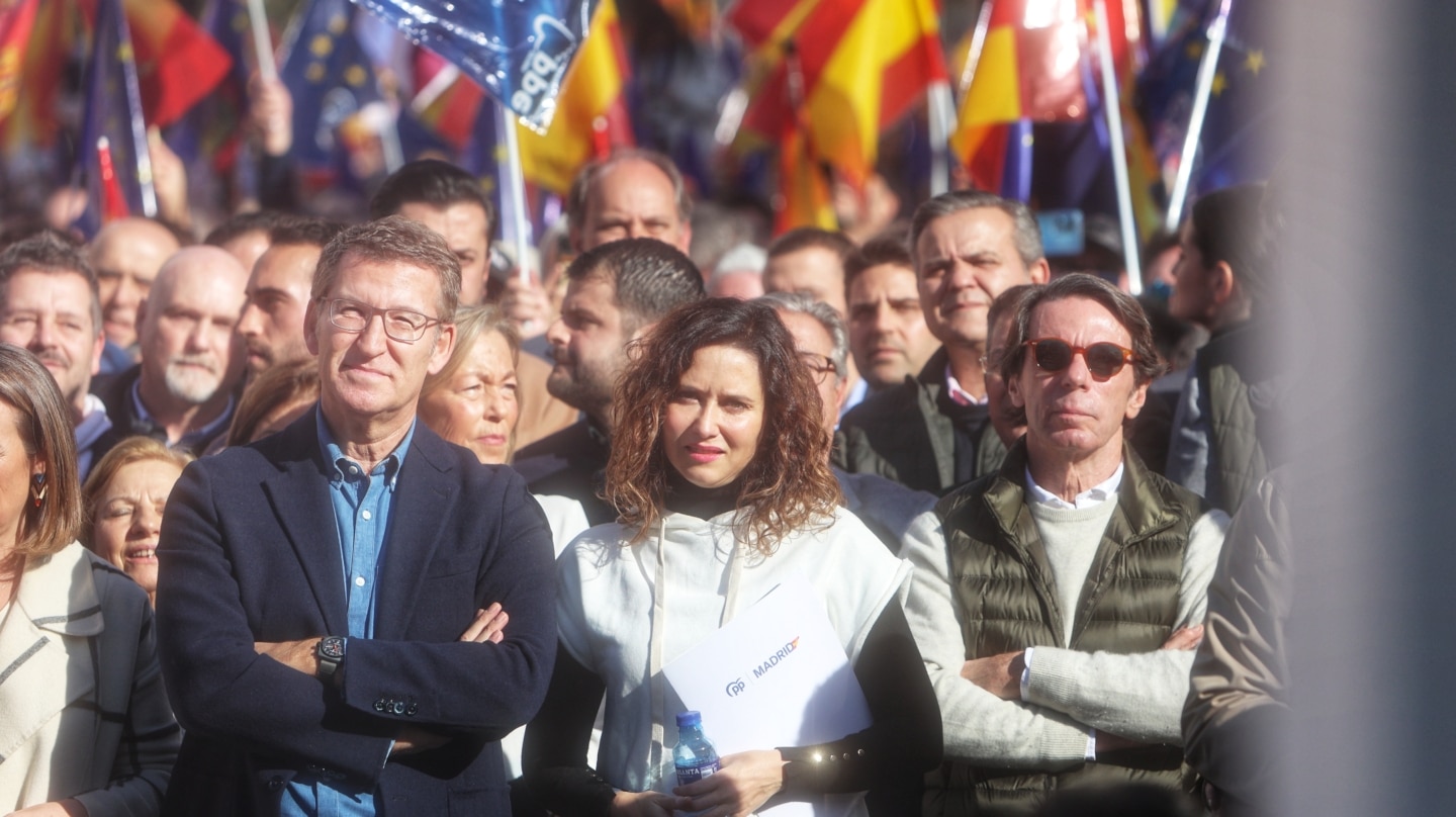 El PP vuelve a congregar a decenas de miles de personas contra la amnistía