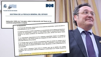 Según una orden interna de la Fiscalía si un juez acude a Europa la amnistía se suspende en ese caso