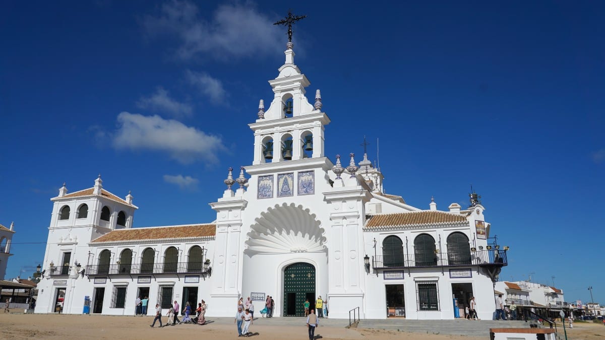 Ermita El Rocío durante la fiesta de la Candelaria en 2024