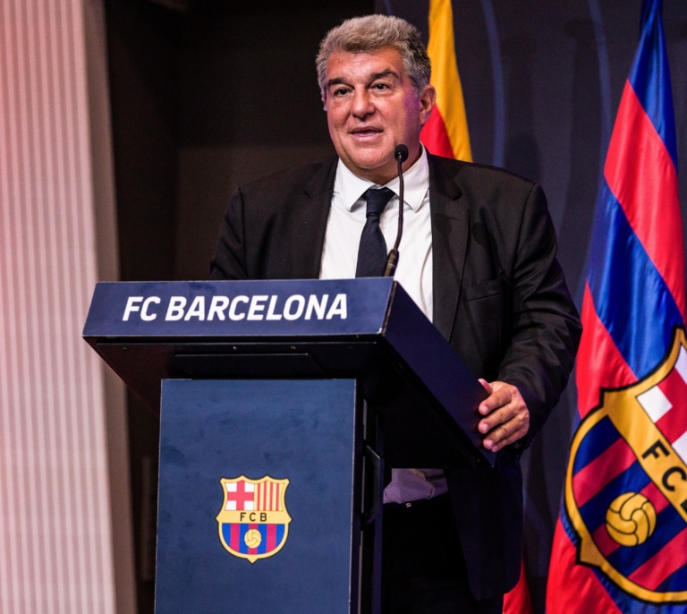 Laporta echa más leña al fuego: "Lo que pasó en el Bernabéu con el Almería fue una vergüenza"