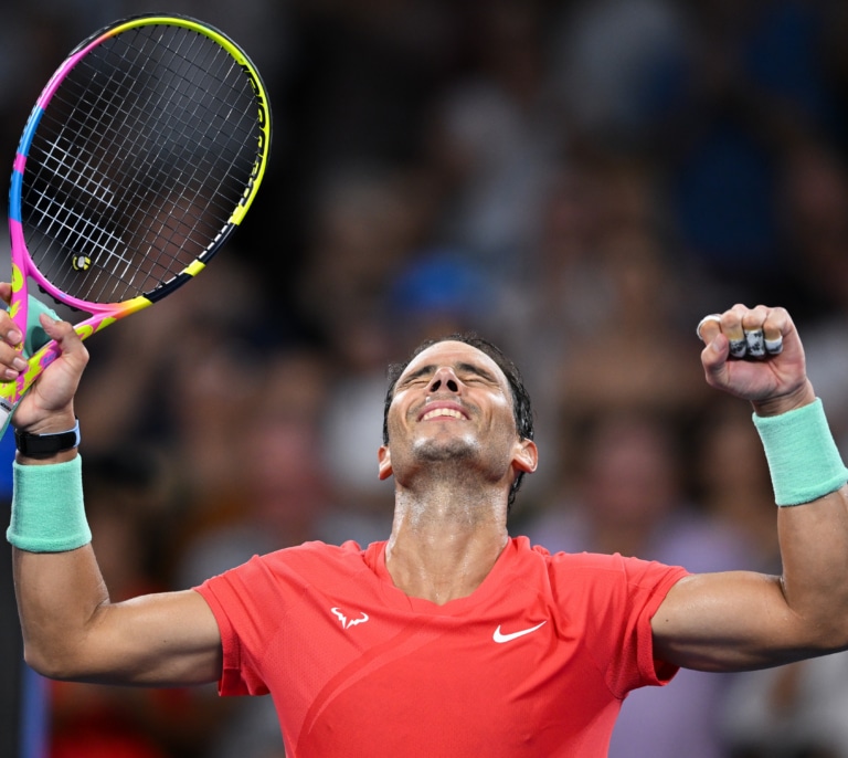 Nadal arrolla a Kubler y sigue lanzado en Australia