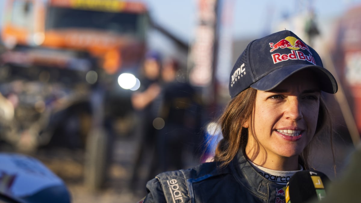 Cristina Gutiérrez Herrero es la primera mujer española en ganar una categoría del Dakar y la segunda en las 46 ediciones de la competición.