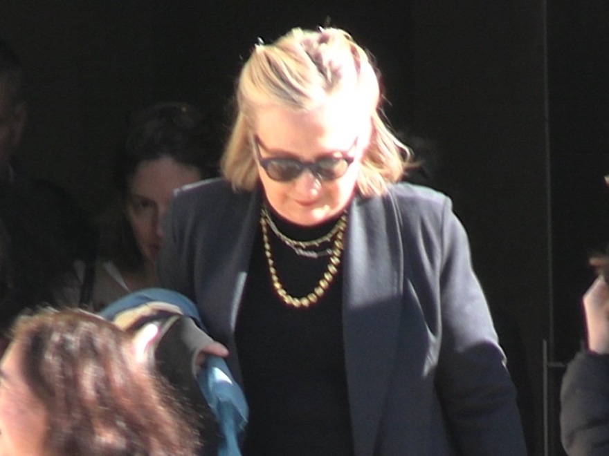 Hillary Clinton en su fin de semana por Sevilla. 