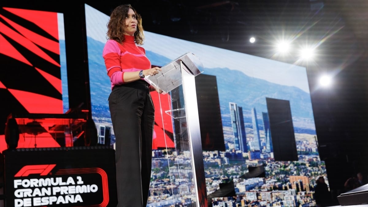 Isabel Díaz Ayuso durante la presentación.