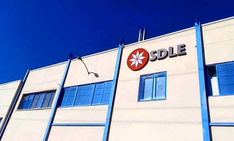 Fachada de la sede de la empresa Star Defence Logistics & Engineering, en Móstoles (Madrid).