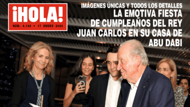 Tarta con el escudo, Los Del Río y otros detalles llamativos del cumpleaños de Juan Carlos I