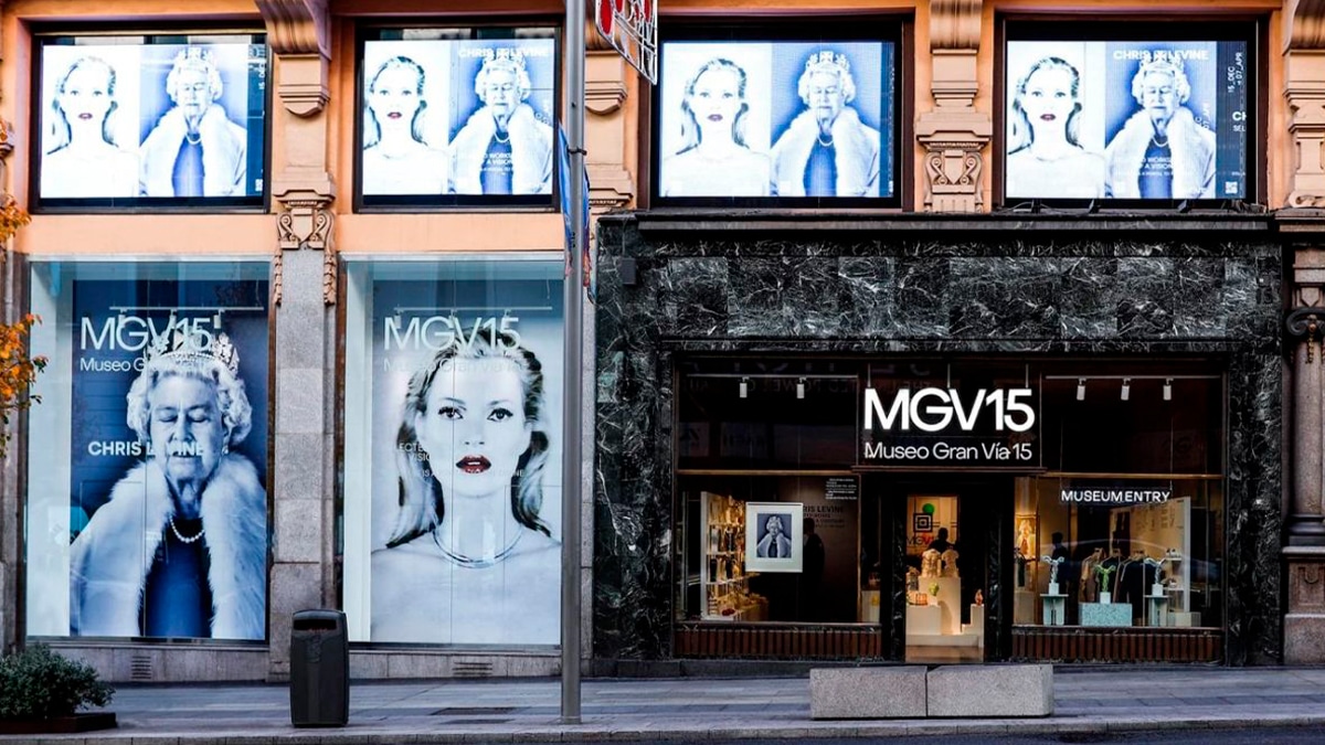 Kate Moss: medio siglo de luz pura de Chris Levine en directo en Madrid