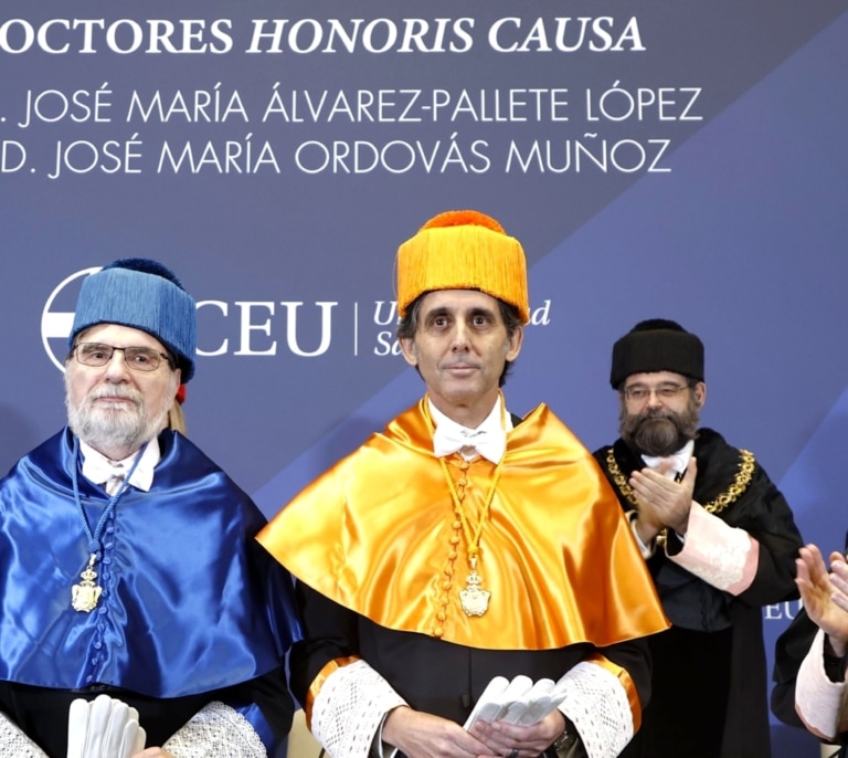 Pallete, investido Doctor 'Honoris Causa' por la Universidad CEU San Pablo