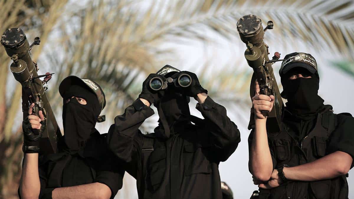 Miembros del brazo militar de Hamás.