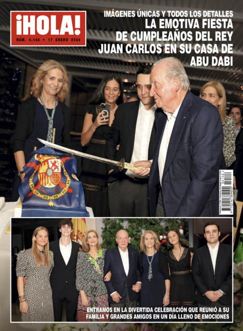 Las fotos del cumpleaños de Juan Carlos I en Abu Dabi.