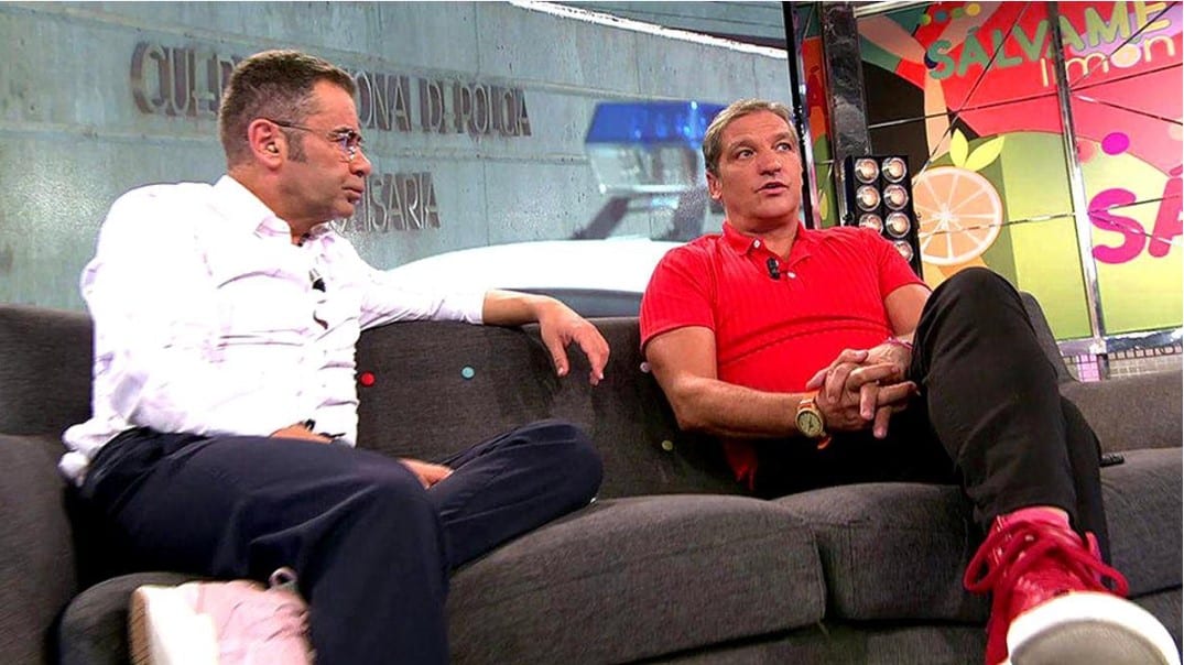 Jorge Javier Vázquez y Gustavo González en el programa Sálvame de Telecinco