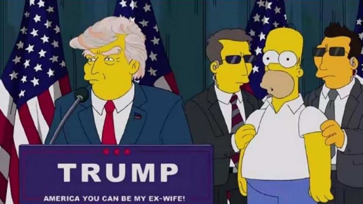 Los Simpson han hecho varias referencias a Donald Trump, pero la única premonitoria fue en 2000