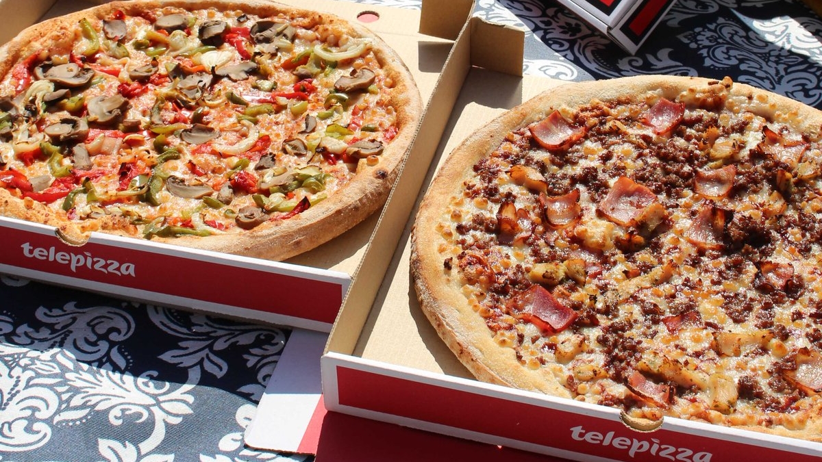 Pizzas de la empresa Telepizza