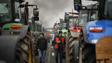 Las protestas de los agricultores pierden fuelle ante la división de sus impulsores