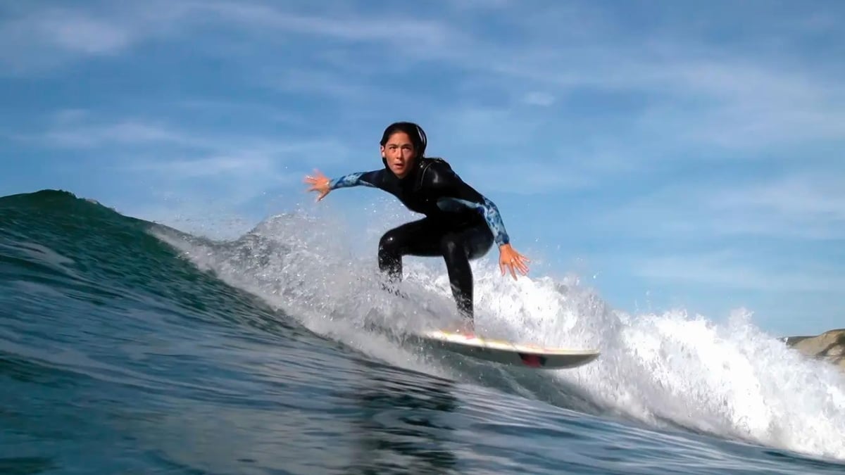 Garazi Sánchez, surfista vasca