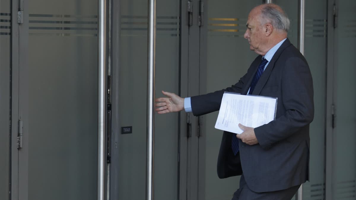 El juez Manuel García-Castellón entra en la Audiencia Nacional.