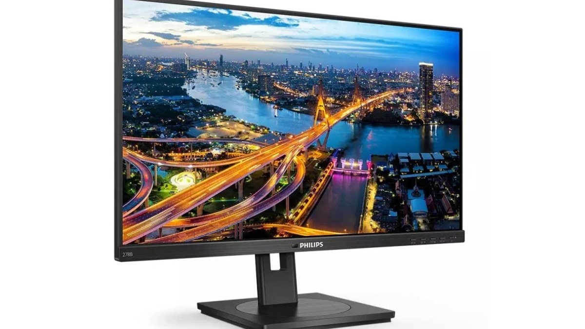 monitor philips color negro