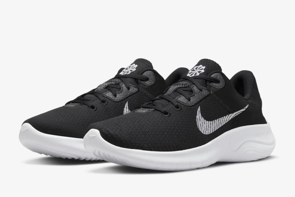 Zapatillas de running de hombre Nike Flex Experience Run 11 blanco y negro