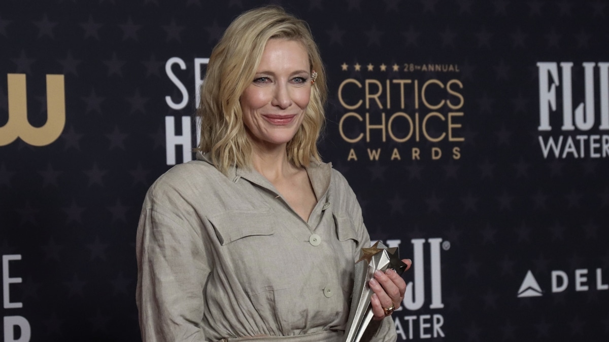 Cate Blanchett en la 28 edición de los Critics Choice Awards de 2023