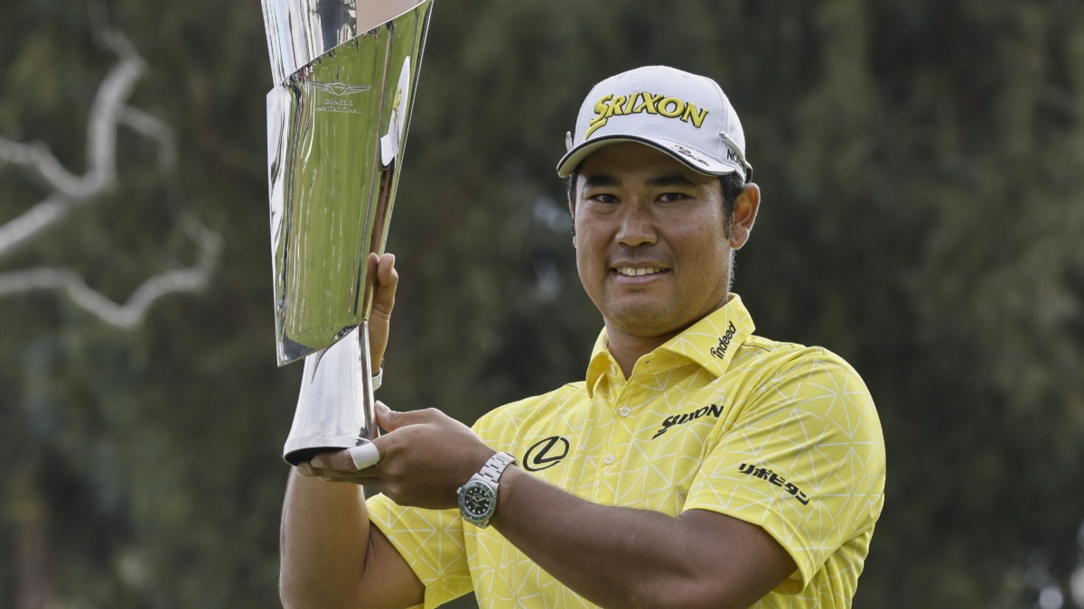 Hideki Matsuyama, ganador del Genesis Invitational en Los Ángeles.