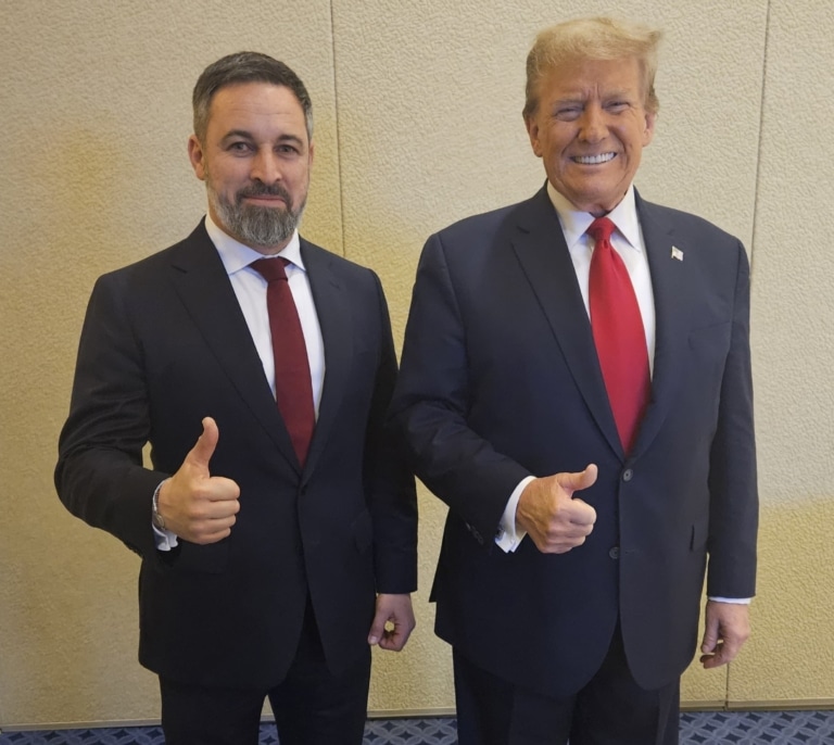 Abascal se cita con Trump en Washington: conversación de quince minutos y foto posterior